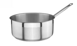 Özti - Stainless steel pan nyeles 16x7,5  1,5 L alacsony, indukciós