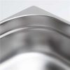 Özti - Stainless Steel GN Pan 2/1 - 650x530x10 mm  egyenes peremmel