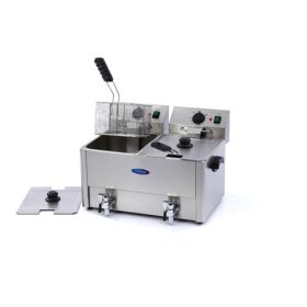   Maxima - Elektromos olajsütő leeresztő csappal, 2 x 8liter