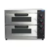 Maxima - Pizzasütő 2 aknás 2xO40 cm átmérőjű pizzához 230V, 3 kW