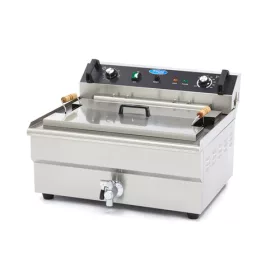   Maxima - Elektromos olajsütő, fritőz 30 liter, leeresztő csappal