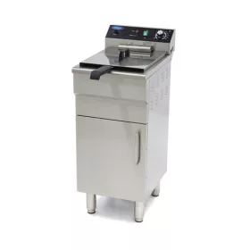   Maxima - Elektromos olajsütő, fritőz, állvánnyal, leeresztő csappal 16 liter 5 kW