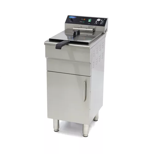 Maxima - Elektromos olajsütő, fritőz, állvánnyal, leeresztő csappal 16 liter 5 kW