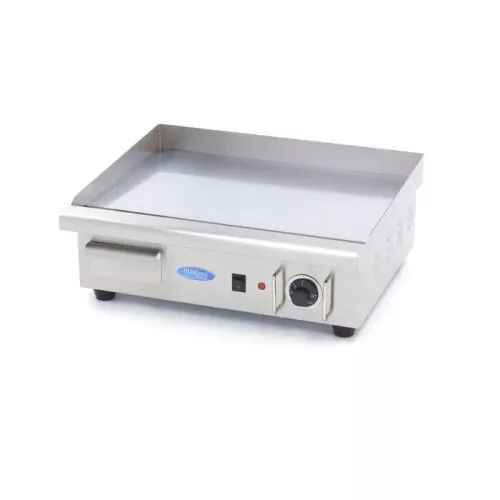 Maxima - Rostlap elektromos, sima, krómozott, sütőfelület: 55x35cm, 3kW