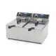 Maxima - Elektromos olajsütő, fritőz, 2 x 11 liter 6kW