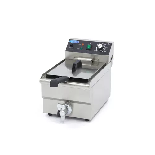 Maxima - Elektromos olajsütő, fritőz, leeresztő csappal, 10 liter 3kW
