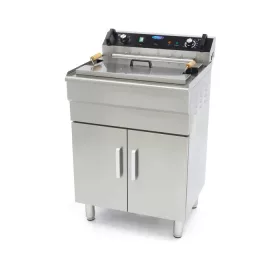   Maxima - Elektromos olajsütő, fritőz, leeresztő csappal, szabadonálló, 35 liter, 6kW