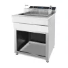 Maxima - Elektromos olajsütő, fritőz, leeresztő csappal, szabadonálló, 45 liter 7,5kW