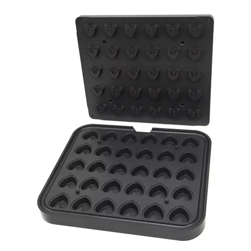 Maxima - Tartelette sütőforma, szív formájú, 30 darabhoz