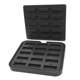   Maxima - Tartelette sütőforma, téglalap formájú, 15 darabhoz, 90x30mm