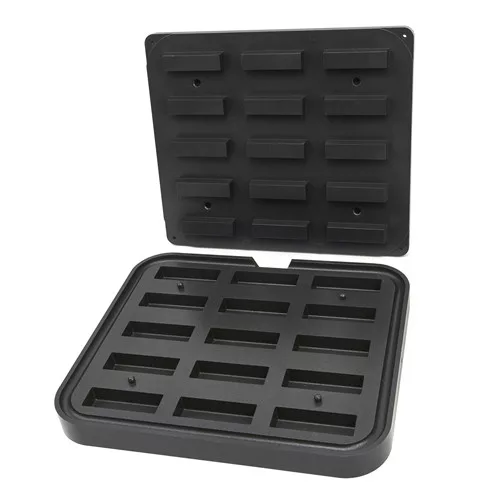 Maxima - Tartelette sütőforma, téglalap formájú, 15 darabhoz, 90x30mm