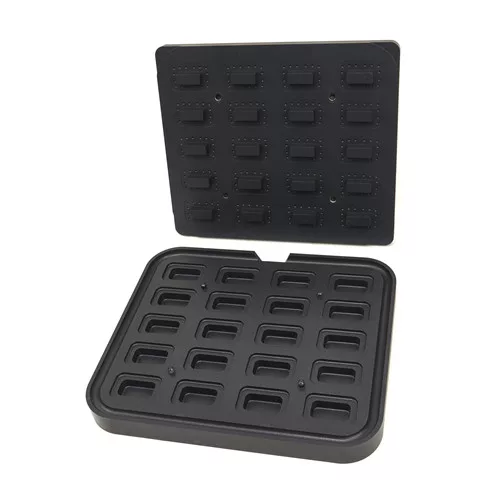 Maxima - Tartelette sütőforma, téglalap formájú, 20 darabhoz, 64x41mm