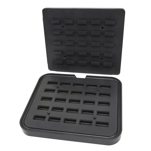 Maxima - Tartelette sütőforma, téglalap formájú, 25 darabhoz, 50x23mm