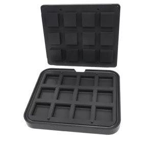   Maxima - Tartelette sütőforma, négyzet formájú, 12 darabhoz, 72x62mm