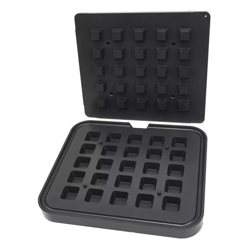 Maxima - Tartelette sütőforma, négyzet formájú, 25 darabhoz, 39x29mm