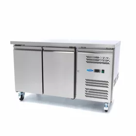 Maxima - Ipari hűtőszekrény pulttal 2 ajtós 136cm