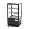 Maxima - Tabletop Fridge, Refrigerated Displayi asztali 58 l. fekete