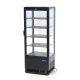 Maxima - Tabletop Fridge, Refrigerated Displayi asztali 98 literes, álló, fekete