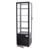 Maxima - Pastry Refrigerator álló, négy oldalról üvegezett 235 l. fekete