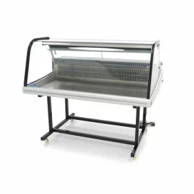  Maxima - Bemutató hűtővitrin guruló álvánnyal, 125 cm - 255 liter