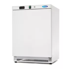   Maxima - Ipari fagyasztószekrény, 1 ajtós, 200 literes, 2 rögzített polccal, fehér