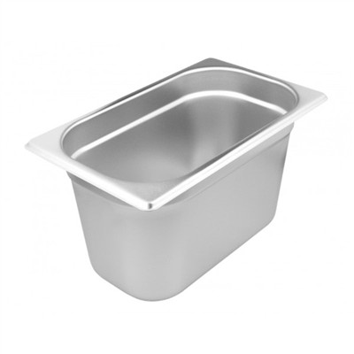 Stalgast - Stainless Steel GN Pan rm. 1/4 - 265x162x20mm 0,4L (R)