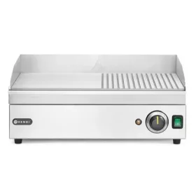   Hendi - rostlap elektromos sima+bordázott, sütőfelület 518x330 mm 2,4 kW