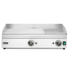   Hendi - rostlap elektromos sima+bordázott, sütőfelület 688x410 mm 3,5 kW Kitchen Line