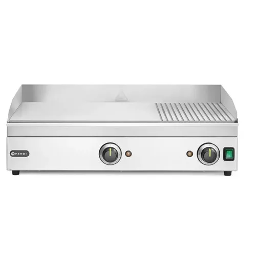 Hendi - rostlap elektromos sima+bordázott, sütőfelület 688x410 mm 3,5 kW Kitchen Line