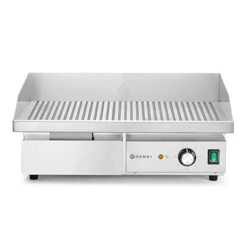 Hendi - rostlap elektromos bordázott sütőfelület 548x350 mm 3 kW