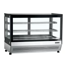   Tefcold - Bemutató hűtővitrin asztali egyenes üvegű 160 literes, LCT900F/BLACK