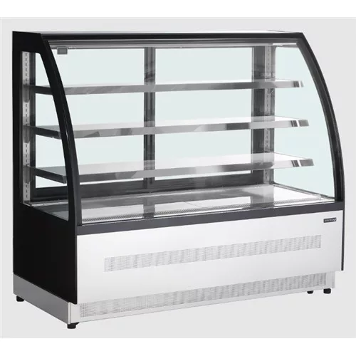 Tefcold - Süteményes hűtő hajlított üvegű 277 literes, LPD1500C