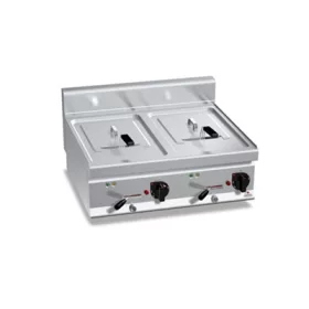   Berto's - olajsütő elektromos 10+10 literes 2x9 kW E7F10-8BS