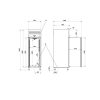 Asber - Professional Refrigerator GCP-701 L GREEN LINE