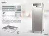 Asber - Ipari hűtőszekrény GN 2/1 méretű polcok, 700 l. ECP-701 HC L
