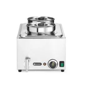 Hendi - Bain Marie GN1/1, leeresztő csappal 2 x 4 liter