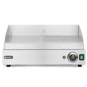   Hendi - rostlap elektromos sima+bordázott, sütőfelület 518x330 mm 2,4 kW