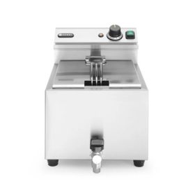   Hendi - Elektromos olajsütő, hidegzónás 8 literes olajleeresztő csappal