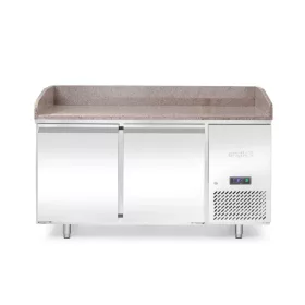   Hendi - Pizzapult, 2 ajtós, jobboldali aggregáttal, gránit lappal, 250 liter, 1510x800x(h)875mm, Arktic