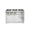 Hendi - Gáztűzhely  6 égőfejes konvekciós sütővel Kitchen Line