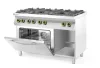 Hendi - Gáztűzhely  6 égőfejes konvekciós sütővel Kitchen Line