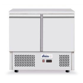   Hendi - Hűtött munkaasztal 2 ajtós alsó aggregáttal Kitchen Line 300L, Arktic, 230V/220W, 900x700x(H)890mm