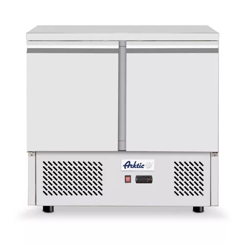 Hendi - Hűtött munkaasztal 2 ajtós alsó aggregáttal Kitchen Line 300L, Arktic, 230V/220W, 900x700x(H)890mm