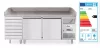 Hendi - Pizzapult - 2 ajtós, 7 fiókkal, jobboldali aggregáttal, gránit lappal 250L, Arktic,  230V/250W, 2020x802x(H)1000mm