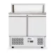 Hendi - Pizzapult 2 ajtós beépített feltéthűtővel alsó aggregáttal, 300L, Arktic, 230V/310W, 900x700x(H)1110mm