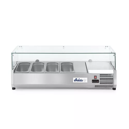 Hendi - Feltéthűtő - VRX1200-380, Arktic, 4x GN 1/3, 230V/180W, 1208x400x(H)456mm
