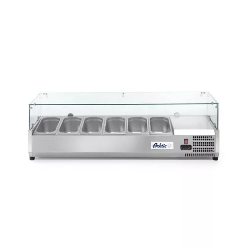 Hendi - Feltéthűtő 6x GN1/3, Arktic, 230V/180W, 1405x420x(H)456mm