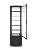 Hendi - Hűtött bemutatóvitrin 270L, Arktic, fekete 230V/290W, 556x526x(H)1913mm