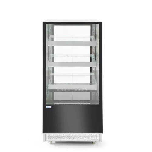 Hendi - Hűtött bemutatóvitrin, 3 döntött polccal, Arktic, 300L, 230V/480W, 650x833x(H)1460mm