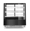 Hendi - Hűtött bemutatóvitrin, 3 döntött polccal, Arktic, 650L, Fekete, 230V/490W, 1200x833x(H)1460mm